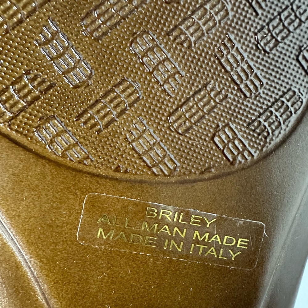 Italian Shoesmakers Briley Teal Sandals size 7.5 - Picture 8 of 9
